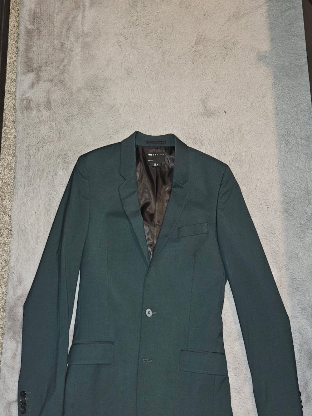 Asos mens dark green jacket